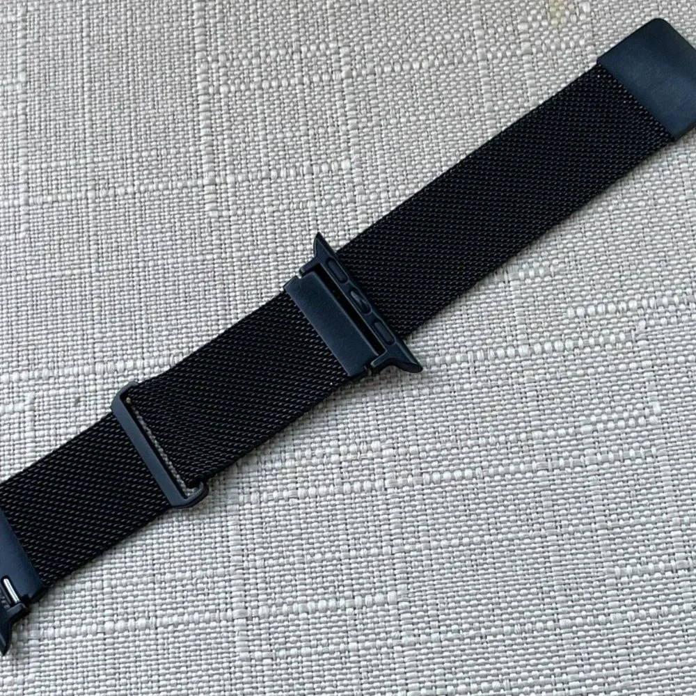 Unbranded Replacment Band for iWatch Black Mesh Metal Strap Band Size 42mm